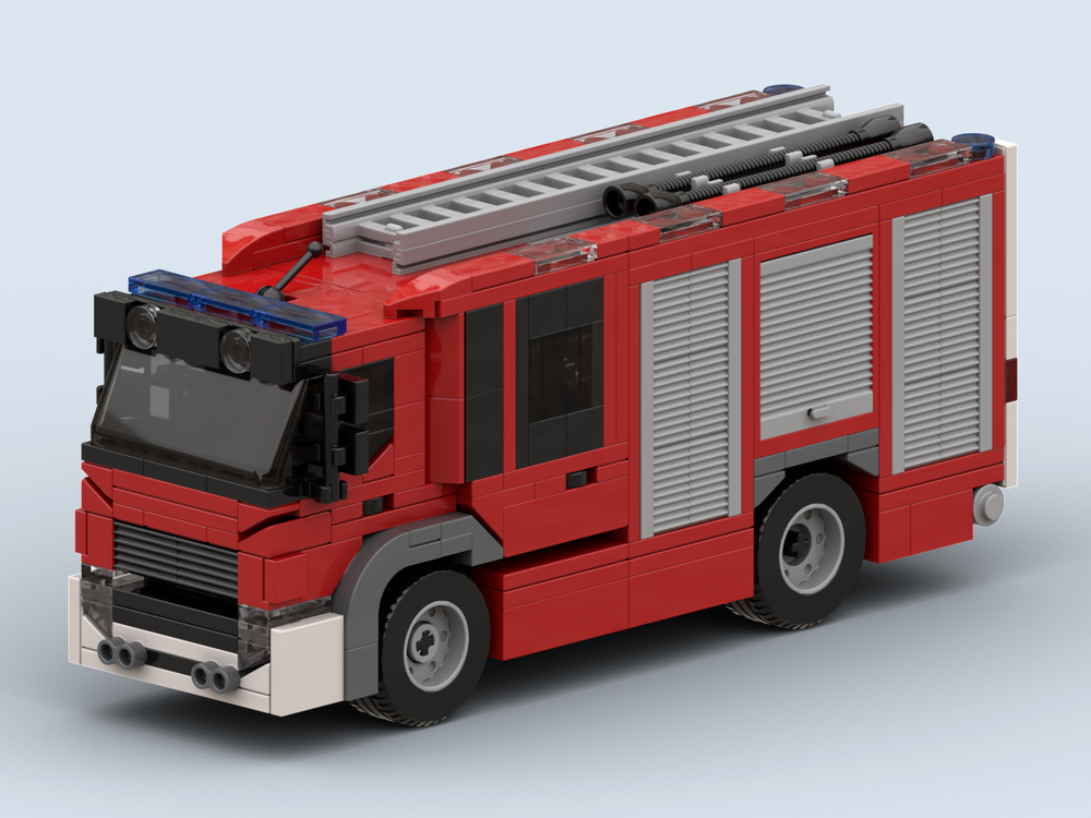 Onzuiver Decimale gemak LEGO MOC Fire Engine (Brandweer TS Fryslân) by mausbricks | Rebrickable -  Build with LEGO
