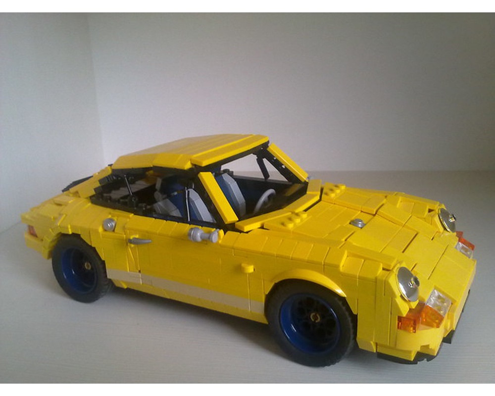 Lego Moc Porsche 911 Singer Edition By Rolic Rebrickable Build With Lego