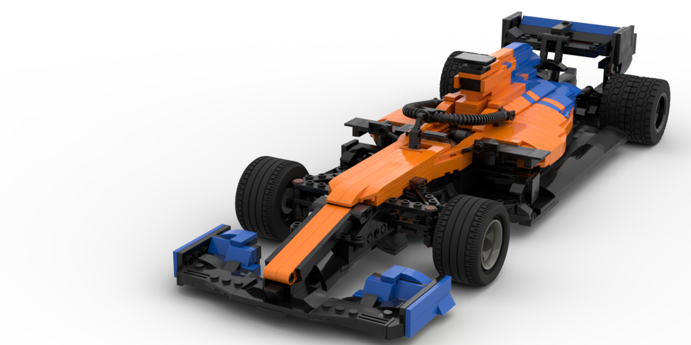 LEGO MOC 2019 F1 | McLorenzo | Formula One Racing Car by GeyserBricks | Rebrickable - Build with LEGO