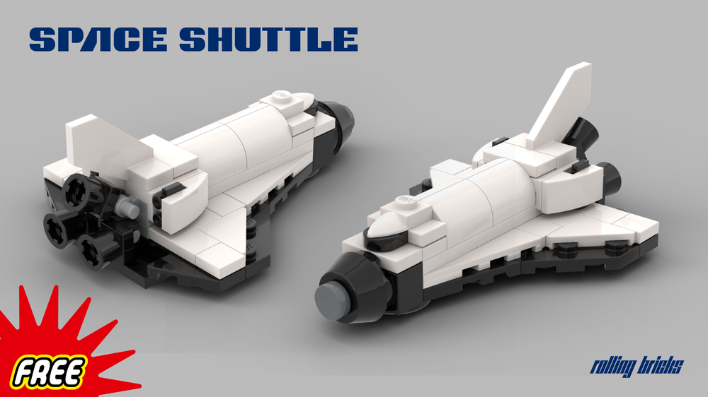 LEGO MOC Space Shuttle by RollingBricks | Rebrickable - Build LEGO