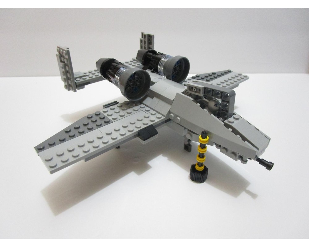 LEGO MOC 75100 alternate Bunny A-10 Warthog by Rothana LEGO Engineering
