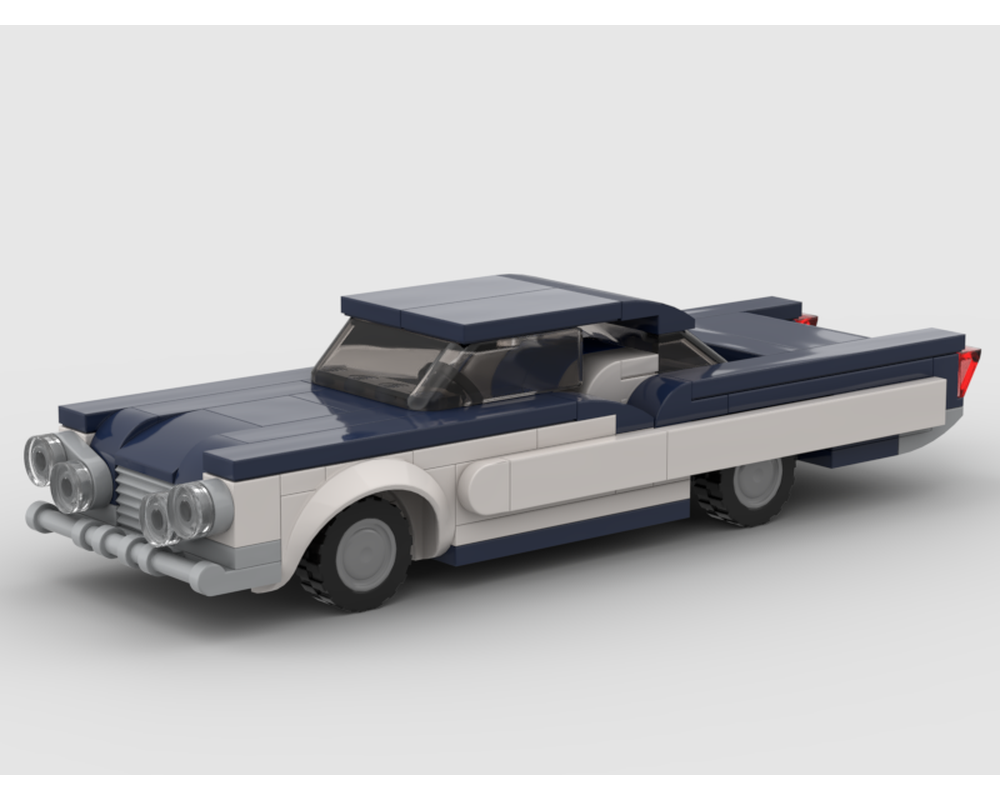 LEGO MOC-35354 Late 1950s Sedan (Two-Toned Blue/White) (Cars 2020 ...