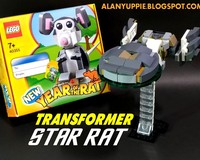Star Trek Transformer from LEGO set 40355: Year of the Rat