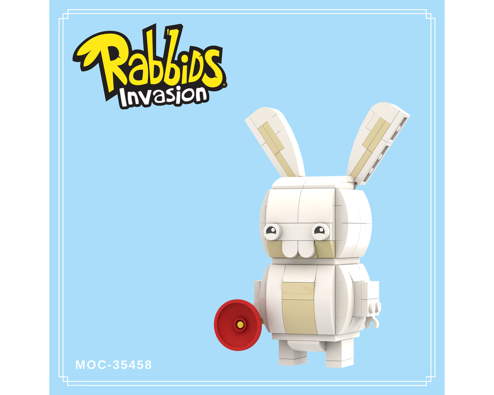 LEGO MOC-35458 BrickHeadz Rabbids (Brickheadz 2020) | Rebrickable ...