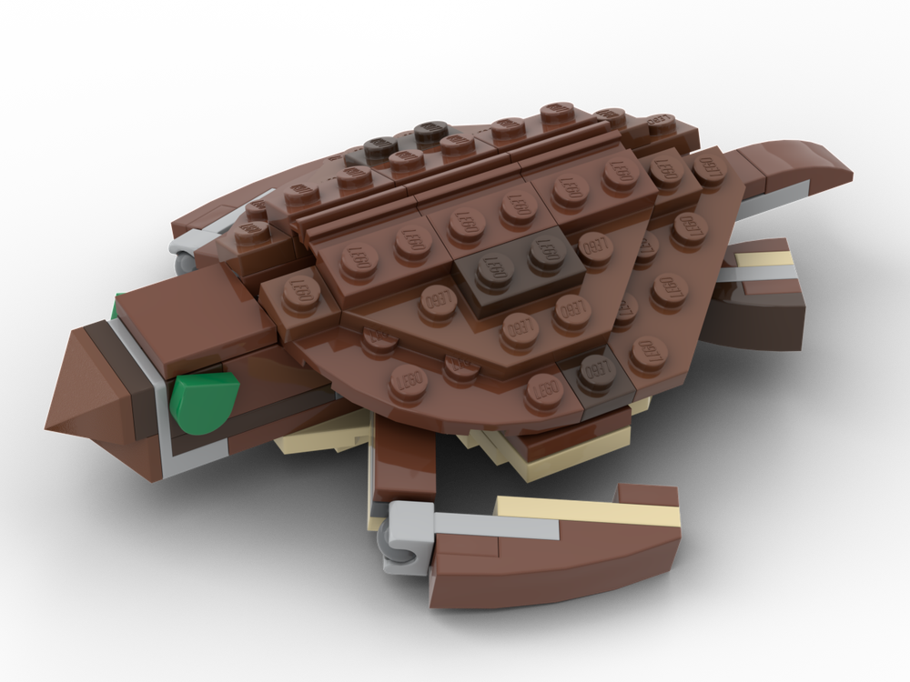 LEGO MOC-35508 Green Sea Turtle by yodakya | Rebrickable - Build with LEGO