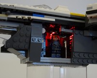 Illuminated Passenger/Cargo Bay Mod of Rebel U-Wing 75155
