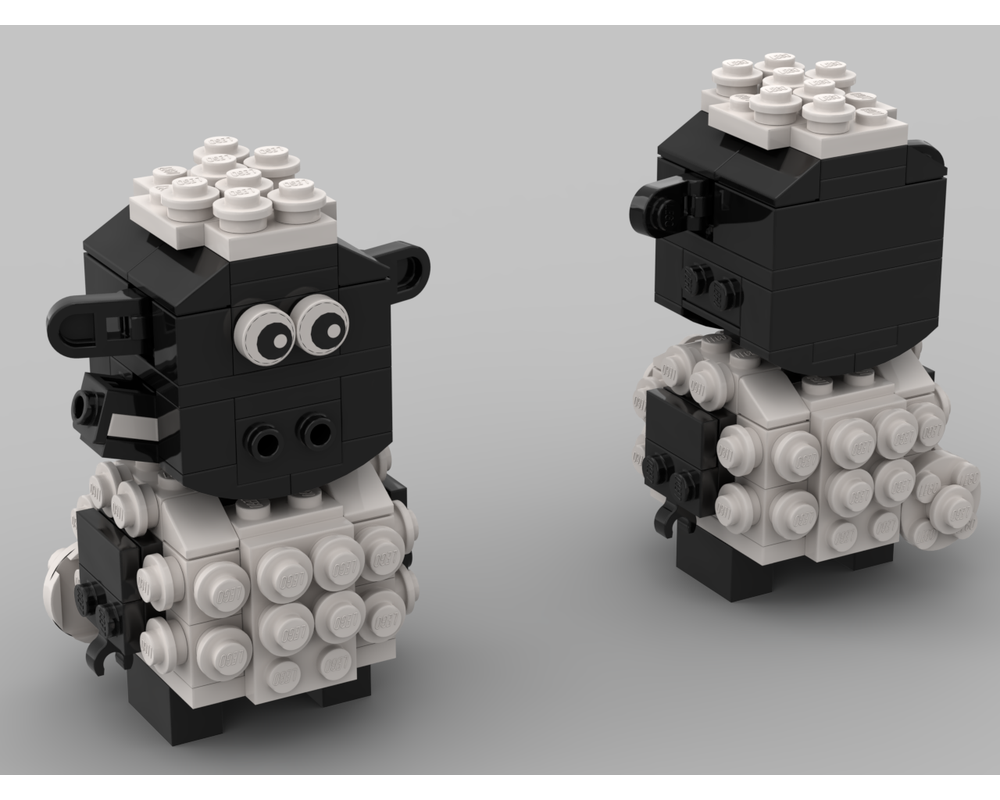 LEGO MOC Shaun the Sheep Brickhead by MW-777 | Rebrickable - Build with ...