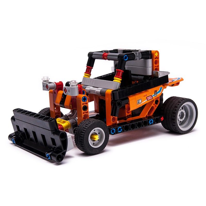 Kritisk Arbejdskraft Komedieserie LEGO MOC 42104 Plow Back Tractor by Keep On Bricking | Rebrickable - Build  with LEGO