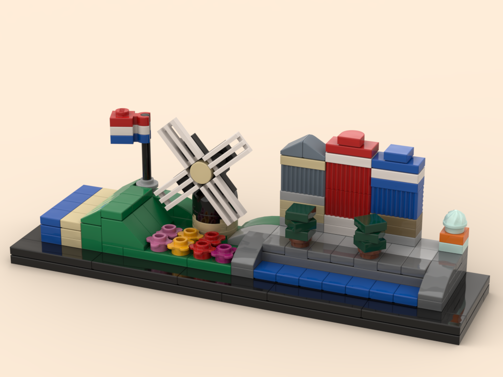 LEGO MOC Netherlands bruick | Rebrickable - with LEGO