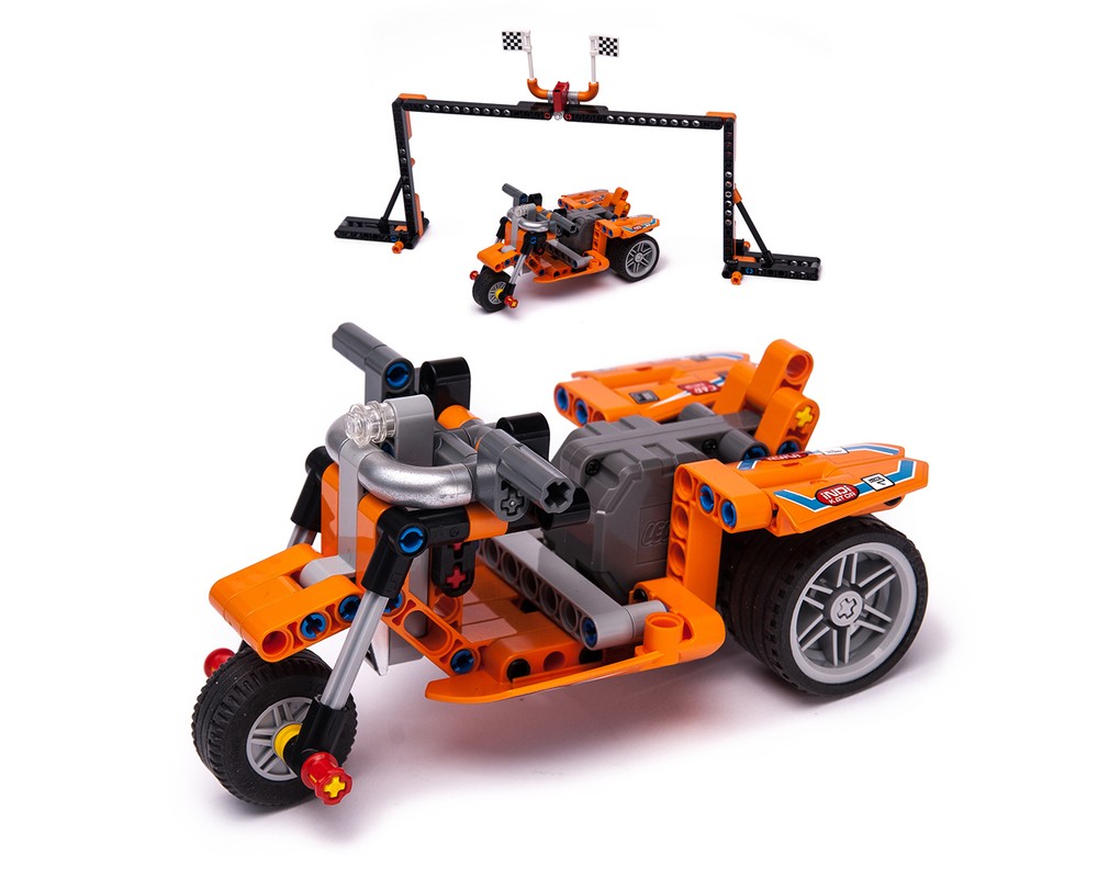 LEGO MOC-35790 42104 Chopper Trike (Technic 2020) | Rebrickable - Build ...