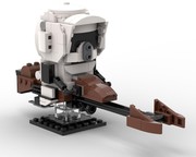 MOC-75372 Micro Series AT-AT Walker Star Wars by obiwanklemmobi MOC FACTORY