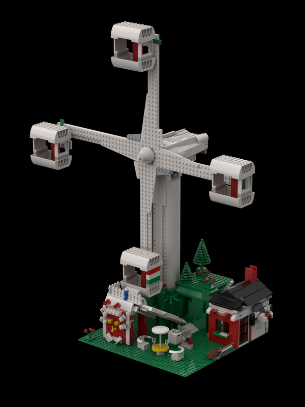 kompression dejligt at møde dig Indirekte LEGO MOC The Great Wheel (Alternate build of Wind Turbine 10268) by  BennyBenster | Rebrickable - Build with LEGO