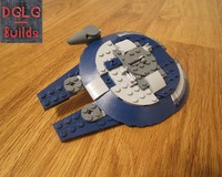 Mini Millennium Falcon for bunnies