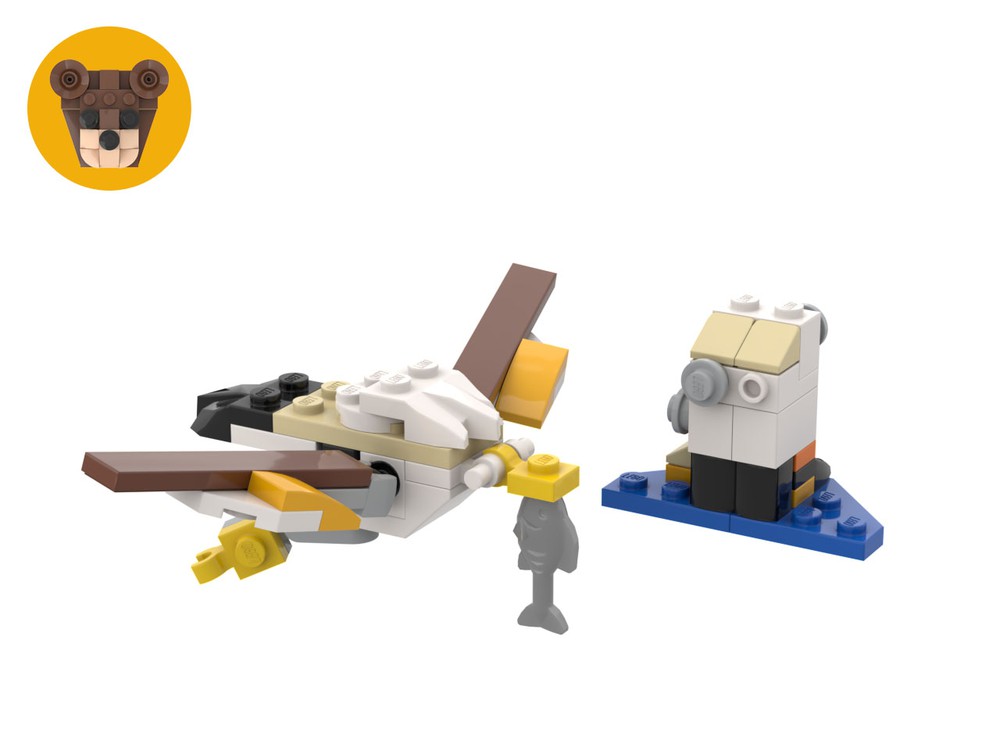 LEGO MOC Seagull Ursalophia | Rebrickable - Build