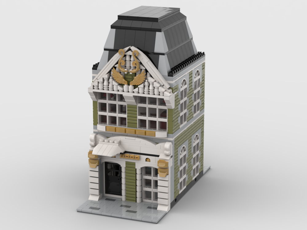 LEGO MOC Modular House 2 by Rebrickable Build with LEGO