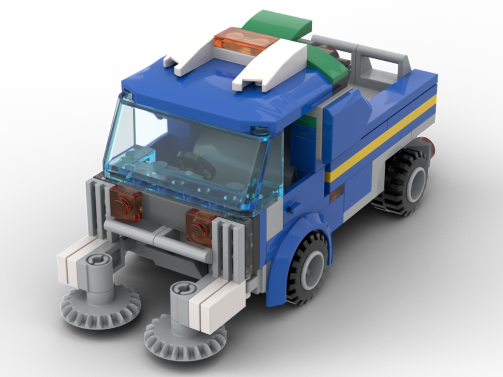 LEGO MOC Alternative build 2 set - Street sweeper by n2brick | Rebrickable Build LEGO