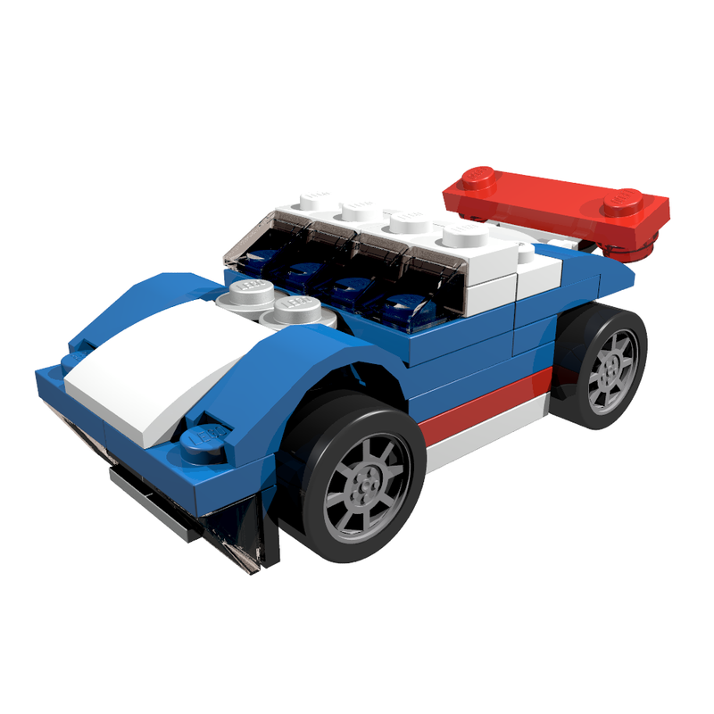 LEGO MOC 31027 Muscle car by Berth | Rebrickable - Build with LEGO