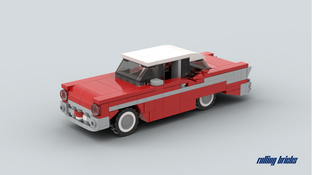 LEGO MOC Chevrolet Bel Air by RollingBricks | Rebrickable - Build with LEGO