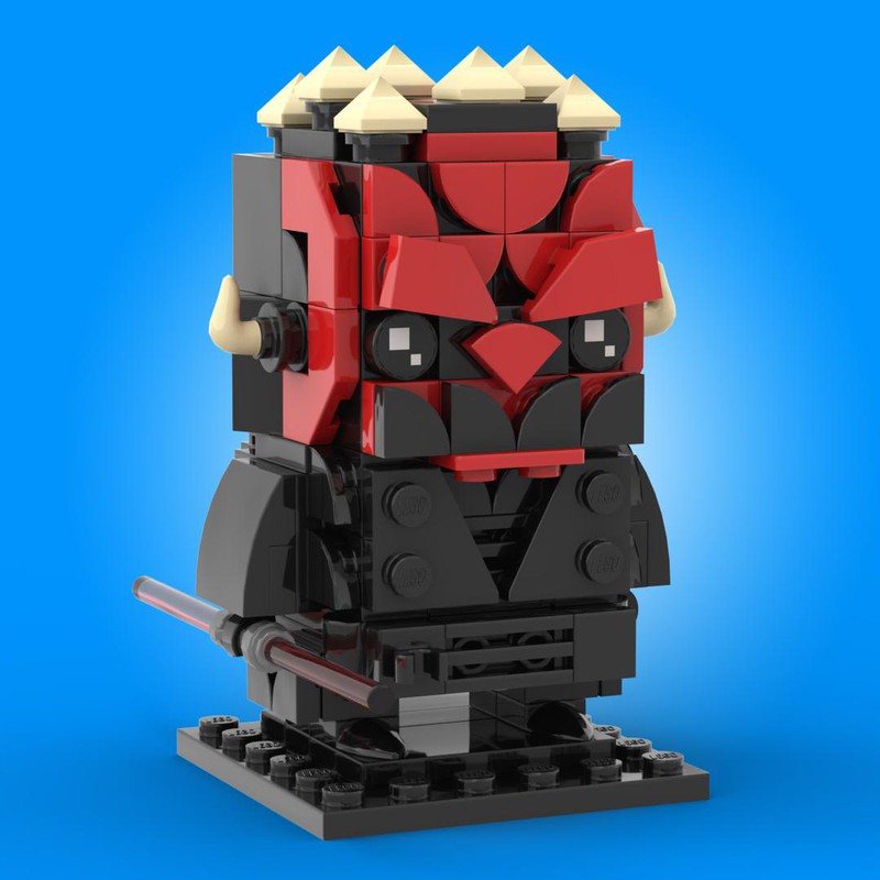 chikane Mundskyl postkontor LEGO MOC Custom Darth MOC Brickheadz by custominstructions | Rebrickable -  Build with LEGO