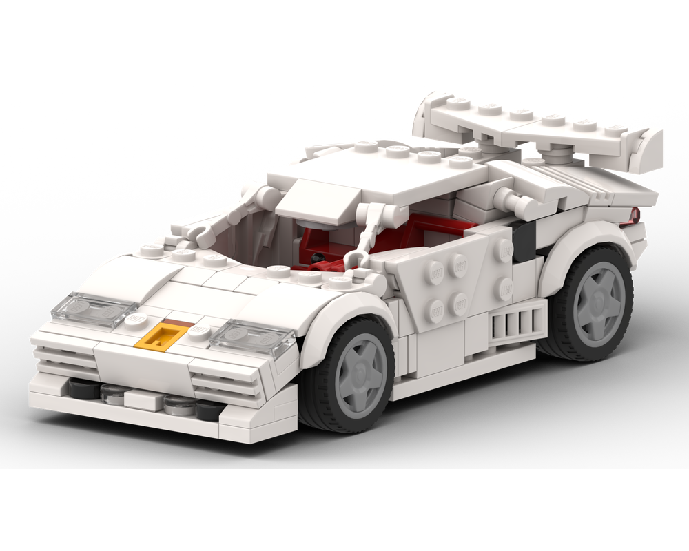LEGO MOC-36286 Lamborghini Countach minfig scale MOC ...