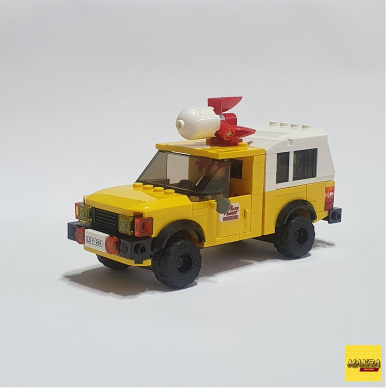 Lego Moc Pizza Planet Truck Toyota Hilux 19 By Maxra Rebrickable Build With Lego