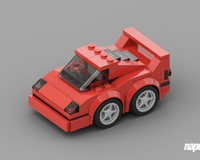 75890 Ferrari F40 Competizione Chibi Alternate