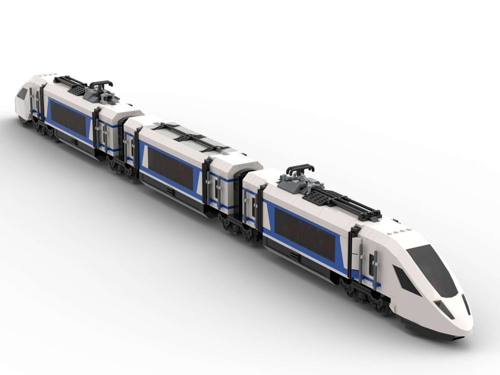 Månenytår liner Vibrere LEGO MOC High speed train 2 by john_brickmold | Rebrickable - Build with  LEGO