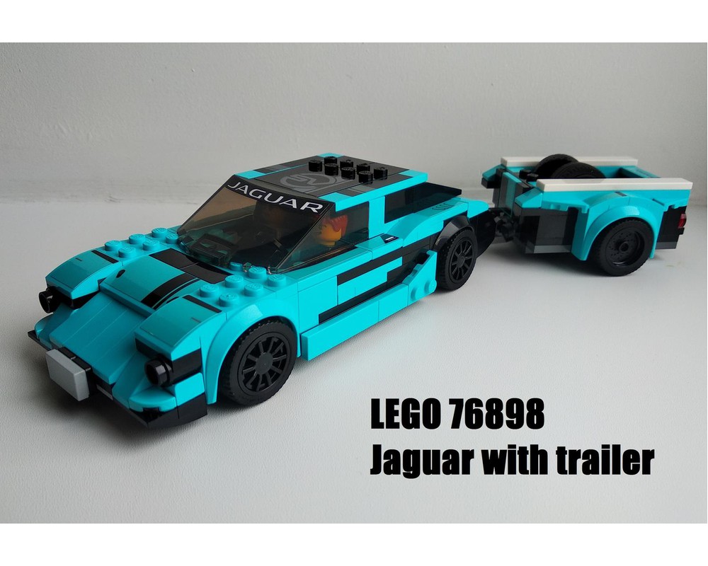 LEGO MOC-36645 76898 Jaguar with trailer (Speed Champions 2020