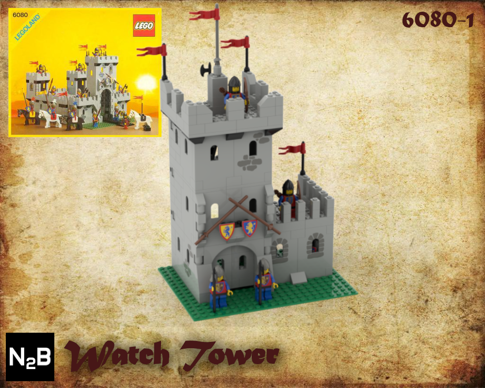 krystal forklædt Sygdom LEGO MOC Watch Tower - Alternative build 1 Lego Set 6080 King's Castle by  n2brick | Rebrickable - Build with LEGO