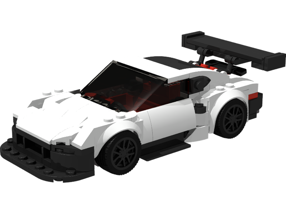 LEGO MOC Porsche 911 Turbo 3.0 - 8 stud wide Speed Champions by