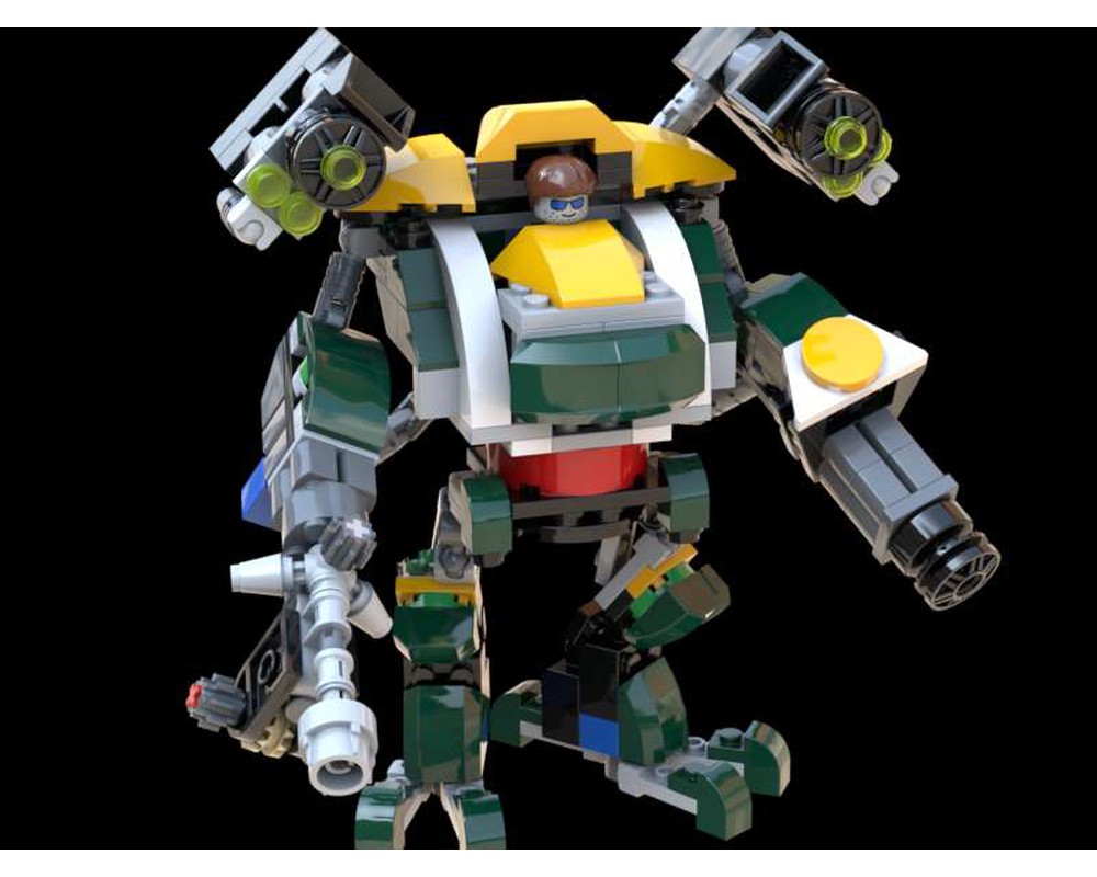Lego Moc Doc Ock Mech Alternate Build By Beezysmeezy Rebrickable Build With Lego