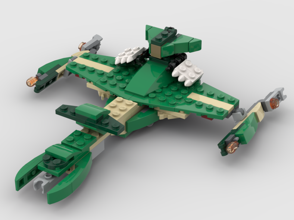 LEGO MOC 31058 - Klingon Vor'cha Class Cruiser by KlintIsztvud 