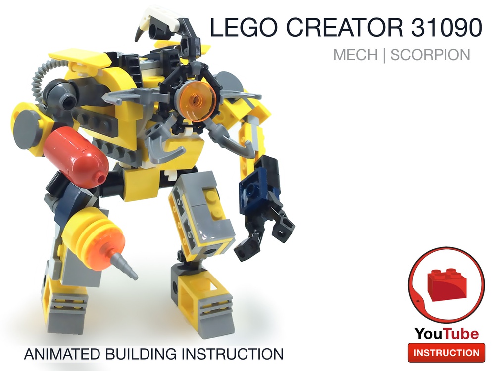Couscous the study Opera LEGO MOC LEGO CREATOR 31090 Mech Robot by Bricks Ideas | Rebrickable -  Build with LEGO
