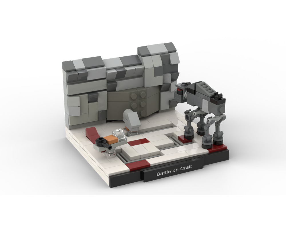 battle of crait lego