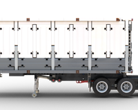 デュプレックス LEGO MOC-37038 Lead Dry Van (Box) Semitrailer for 42078 (Slider