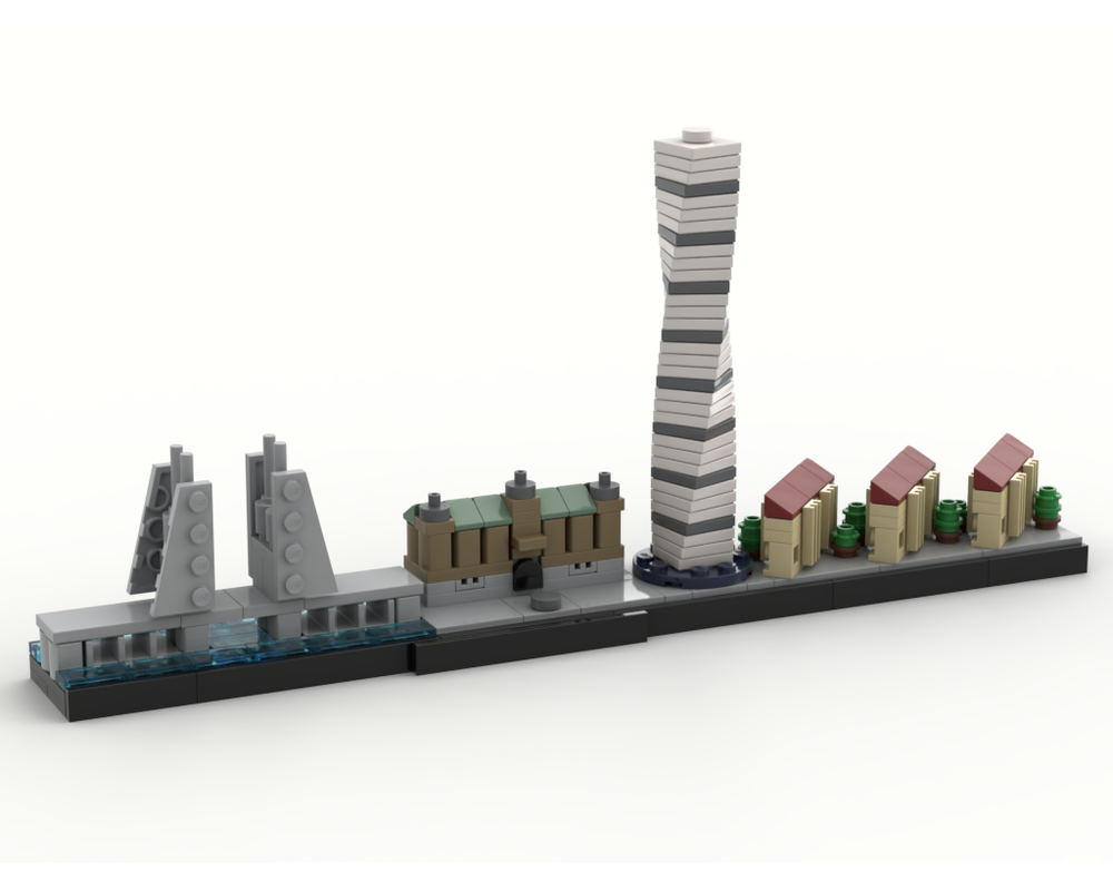 LEGO MOC-37044 Malmö Skyline (Architecture 2020) | Rebrickable - Build ...