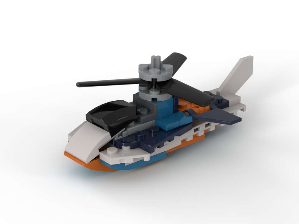 LEGO MOC 31099 - Stealth chopper by Tavernellos | Rebrickable 