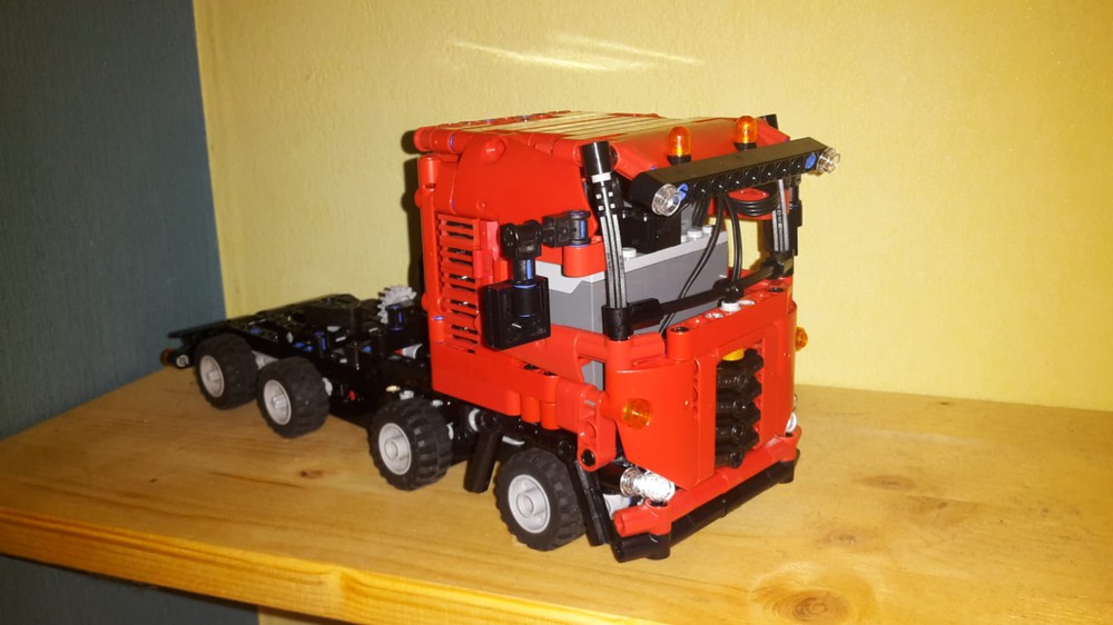 LEGO MOC Mini 8x4 Overload Truck RC by wystrach_sam | Rebrickable ...