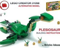 Dinosaur Nessy or Plesiosaur from Lego 31058