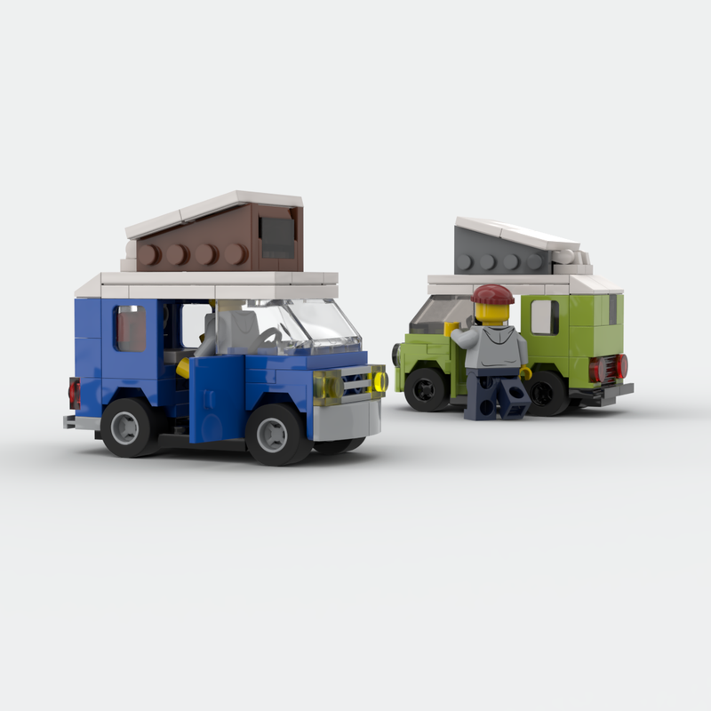 LEGO MOC-37115 Little Pop Up Van by joey_bricks_things | Rebrickable ...