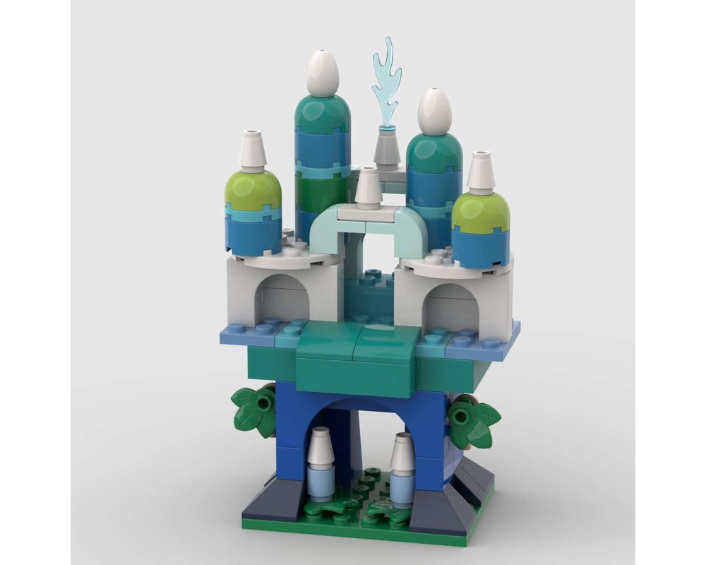 lego blue castle