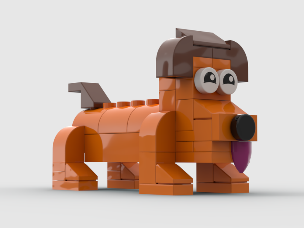 More LEGO Dogs! Dachshund and Mastiff Building Instructions