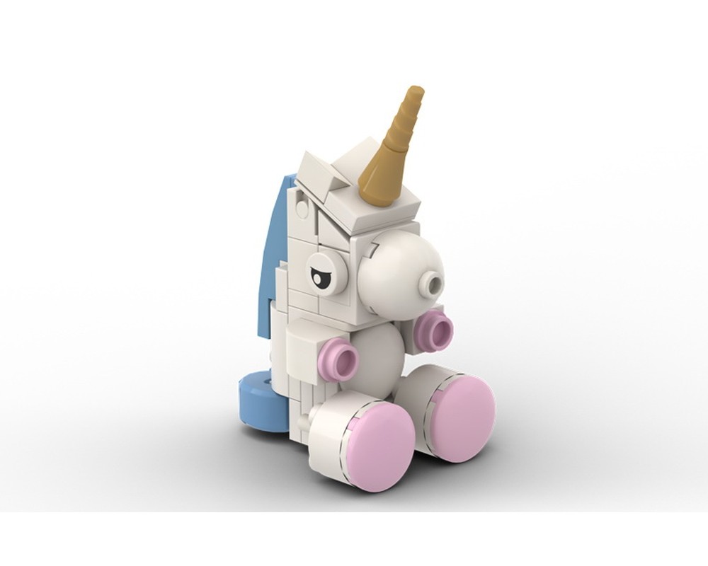 LEGO MOC Unicorn by DJ Brick Rebrickable Build with LEGO
