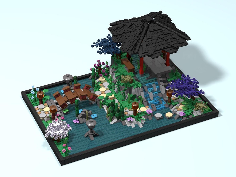 LEGO MOC Japanese Garden by brickish_water