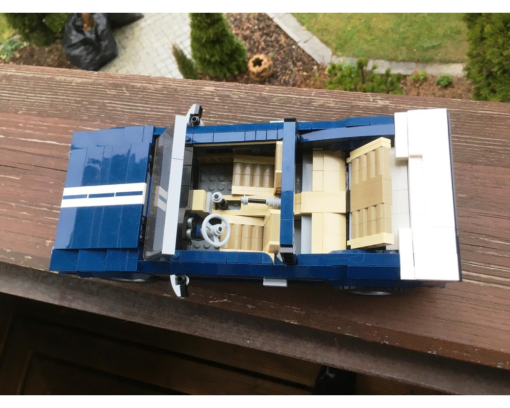ZITIANYOUBUILD 1025 Bricks Truck Dark Blue Version from Set 10265