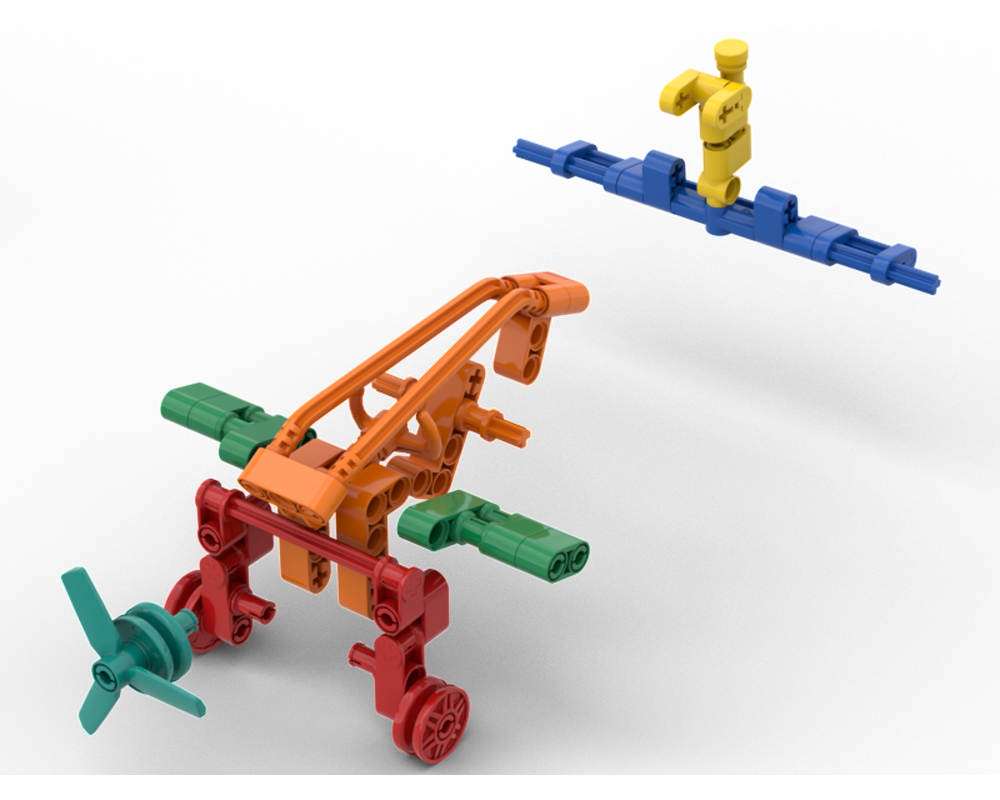 lego technic plane moc