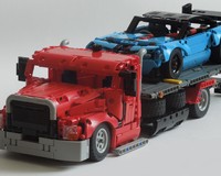 42098-C Tow truck and sport car