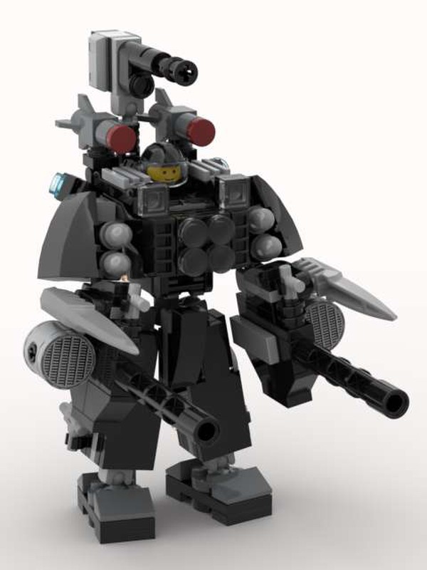 LEGO MOC Battle Suit 1.30 (With Weapons) by meregt | Rebrickable ...