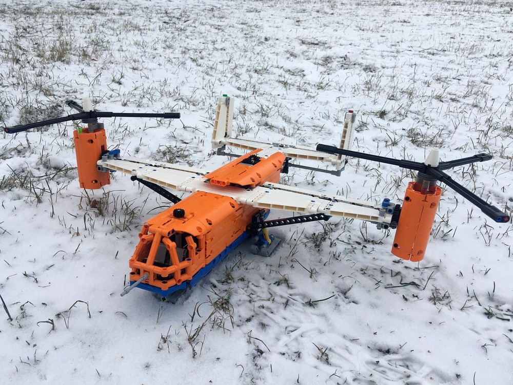 LEGO MOC Arctic Expedition Tiltrotor by paave | Rebrickable - Build ...