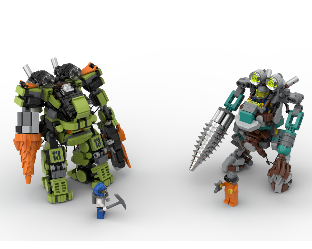 Lego Moc Power Miners V Rock Raiders Mech By Mobilbenja Rebrickable Build With Lego